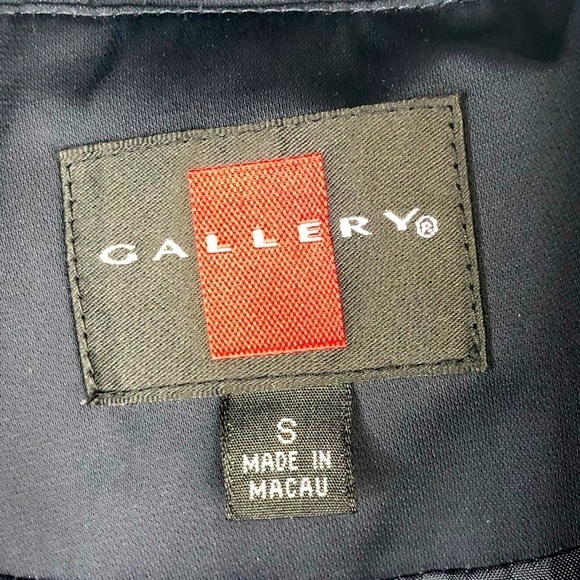 Gallery Navy Blue collared mid weight jacket small - Picture 7 of 10